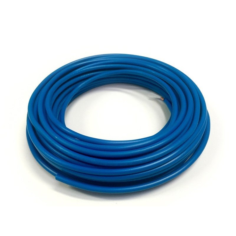 Fil électrique 2.5 MmÂ² H07Vu En Couronne De 10M Bleu