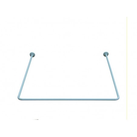 Barre coudée angle droit L.90 cm