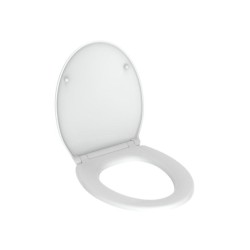 Abattant avec frein de chute plastique thermodur Stability blanc