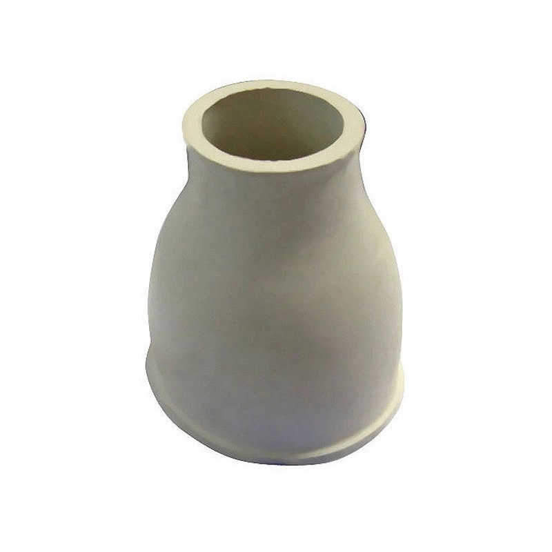 Cône Wc double caoutchouc blanc 65X35mm