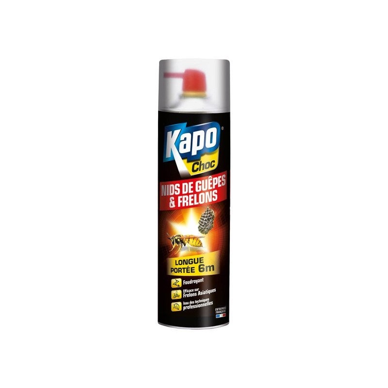 Insecticide aérosol guêpes et frelons KAPO 500 ml