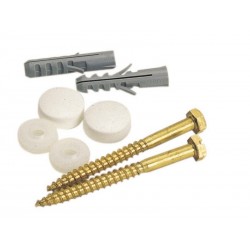 Lot de 2 chevilles clips pour fixation L.9 X H.11 Cm