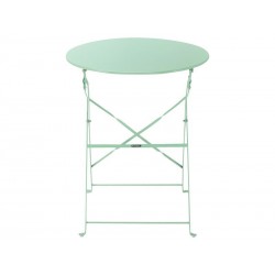 Table de jardin NATERIAL Flora rond vert cactus 2 personnes