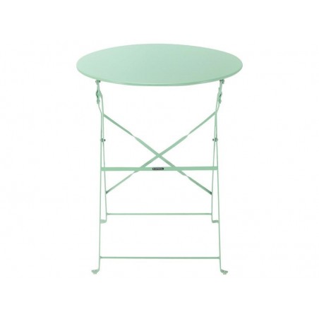 Table de jardin NATERIAL Flora rond vert cactus 2 personnes