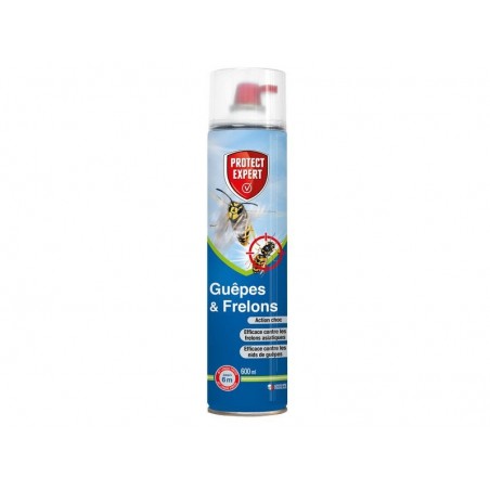 Insecticide aérosol guêpes et frelons 600 ml