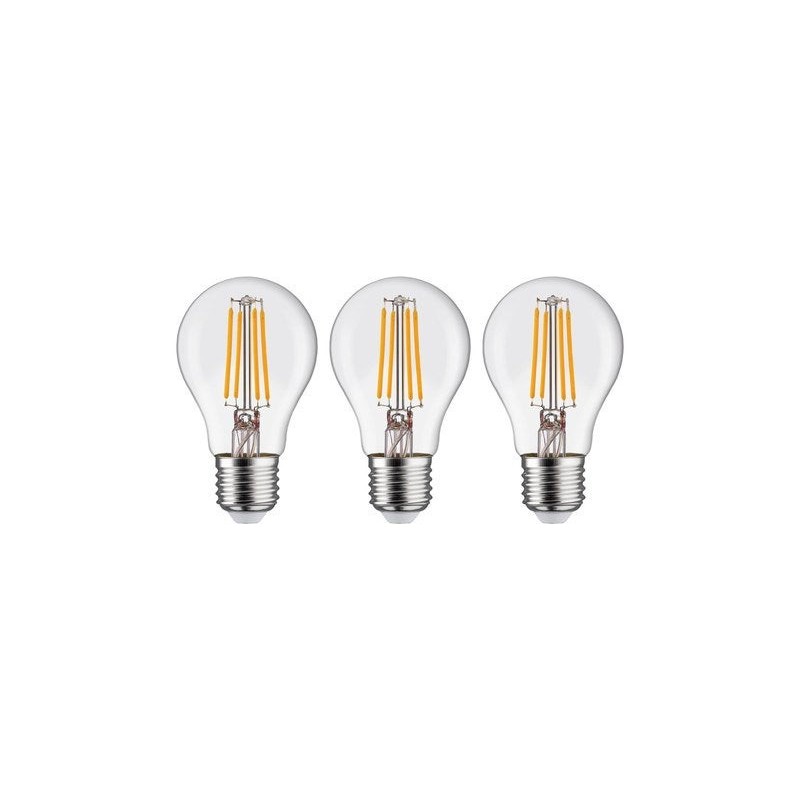 Lot de 3 ampoules led à filament standard E27 60 W LEXMAN