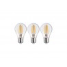 Lot de 3 ampoules led à filament standard E27 60 W LEXMAN
