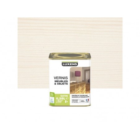 Vernis meuble et objets  Blanc Satiné