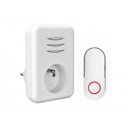 Sonnette Sans Fil Byron Blanc