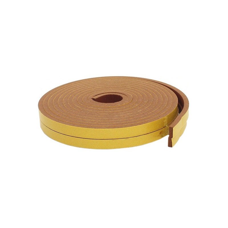 Joint de porte et fenÃªtre AXTON 1 à 4 mm L. 6 m marron