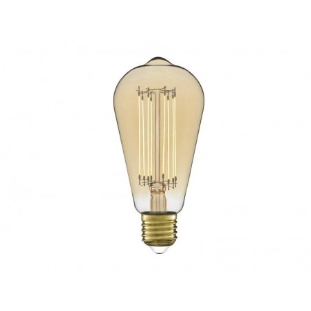 Ampoule décorative led à filament ambréedison E27 5.8 W LEXMAN