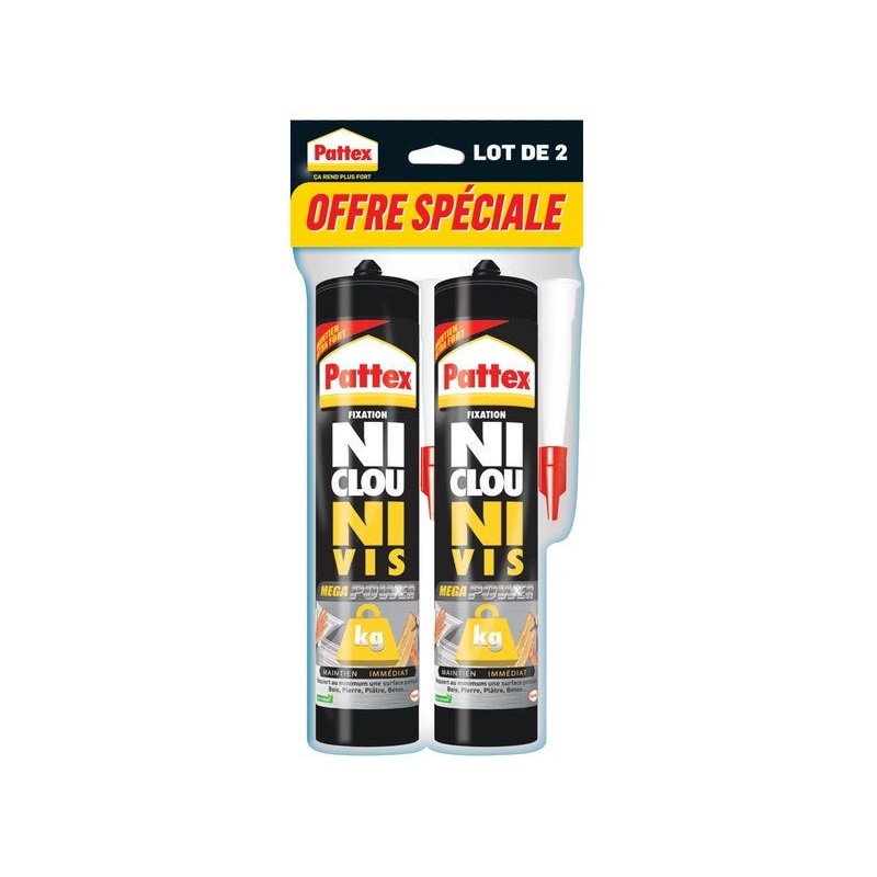 Colle Mastic Ni Clou Ni Vis Mega Power Pattex