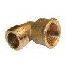 Raccord coudé laiton à visser laiton F 26 X 34 pour tube en cuivre