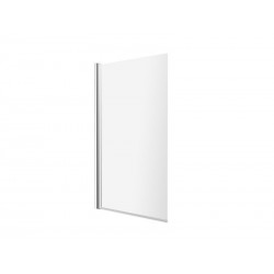 Pare-baignoire pivotant transparent chromé H.140xl.80 cm -  - meilleure qualité