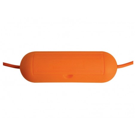 Boîtier de protection pour prolongateur jardin IP54 - Orange - Zenitech