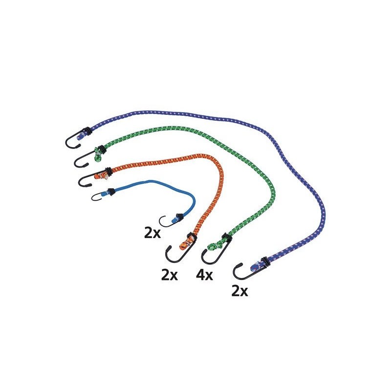 Lot de 10 sandows de différentes longueurs STANDERS