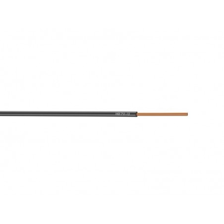 Fil Ã©lectrique 1.5 MmÃÂ² H07Vu En Couronne De 5M Noir