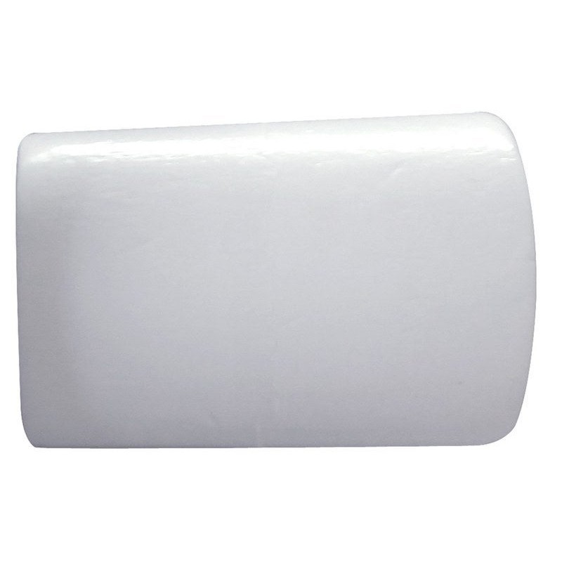 Lot de 2 embouts pommeau Blanc Satinà Diam.2