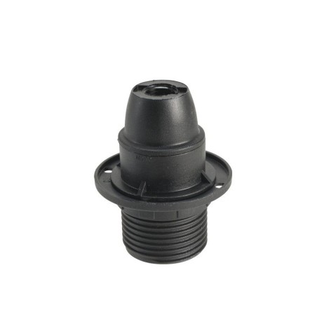 Douille électrique e14 à vis thermoplastique Noir