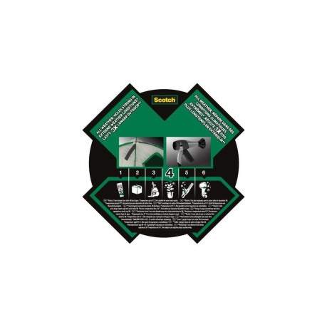 Adhésif de réparation scotch all Weather extremium Une face L.27 m X L.48 mm Gr