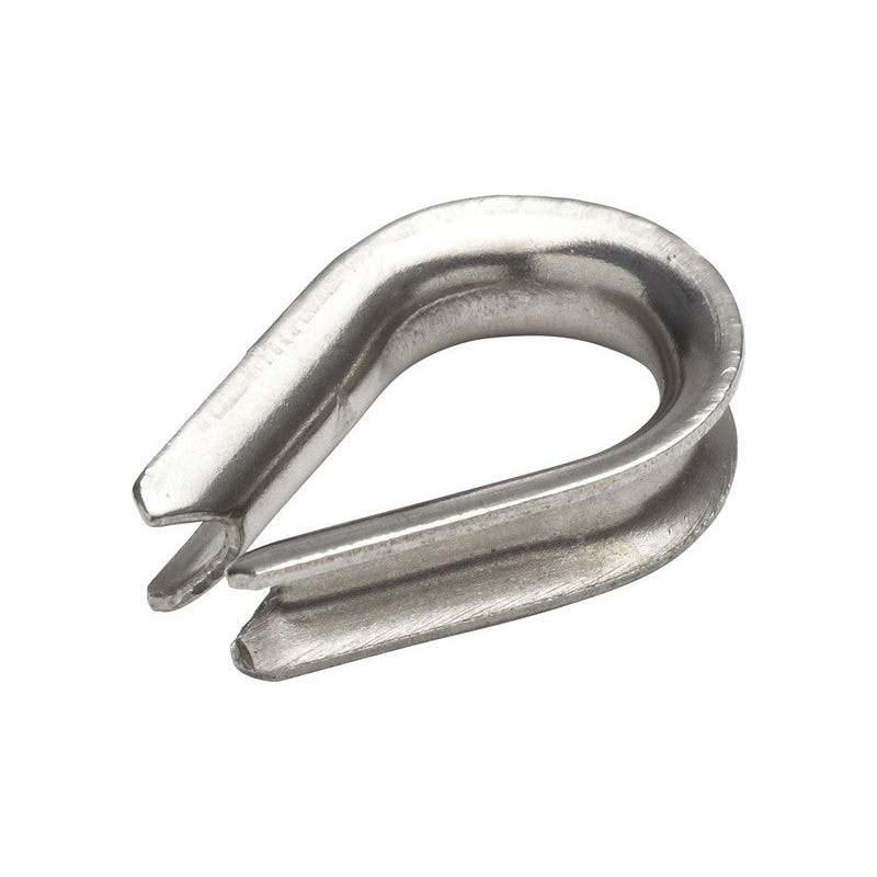 Lot de 2 cosses Coeur Inox Standers Diam.4 X L.21 X L.5 Mm