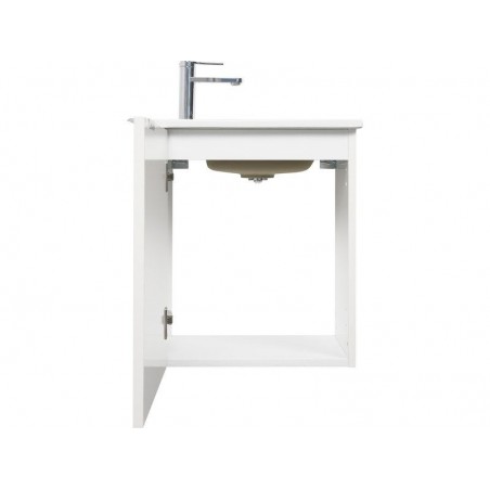 Lave-mains Essential céramique blanc l. 41 x P. 26 cm