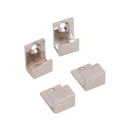 Jeu de 4 fixations miroirs U chromées -  - meilleure qualité