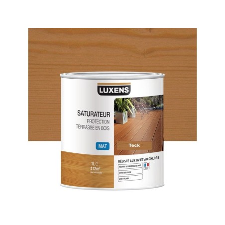 Saturateur protection terrasse en bois Mat 1 L