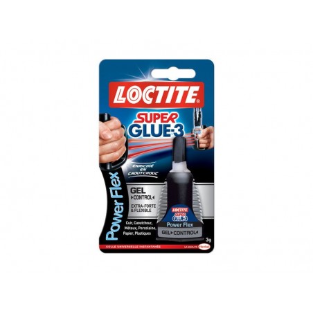 Colle Glue Gel Super Glue 3 Power Flex Loctite