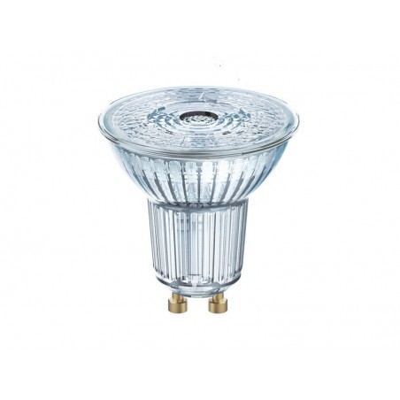 Ampoule variable led dépoli réflecteur GU10 575 Lm46 W blanc chaud