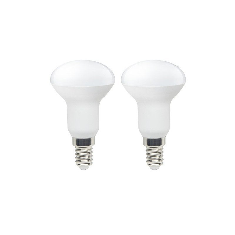 Lot de 2 ampoules led blanc réflecteur E14 5 W
