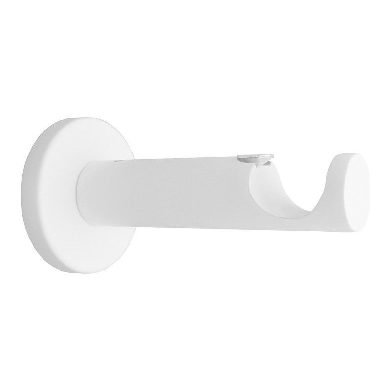 Lot de 2 supports tringle à rideau Design 20 mm blanc mat INSPIRE