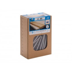 Lot de 35 vis inox tête fraiséeDiam.6 Mm X L.80 Mm