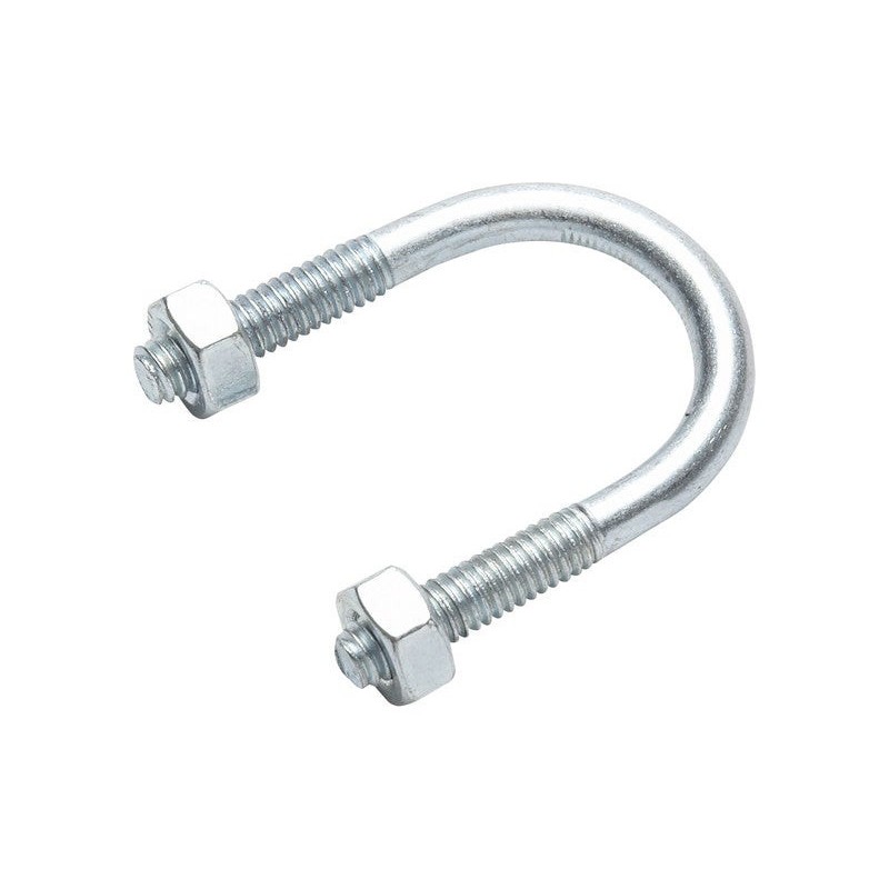 Lot de 2 Brides Rondes Acier Standers L.21 X Ep.6 Mm