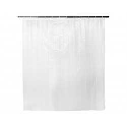 Rideau de douche en peva transparent L.180 x H.200 cm cube 3D SENSEA -  - meilleure qualité