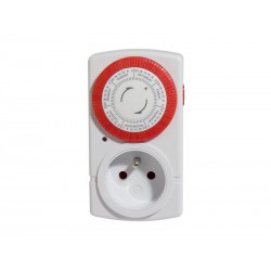 1 Prise programmateur hebdomadaire mécanique