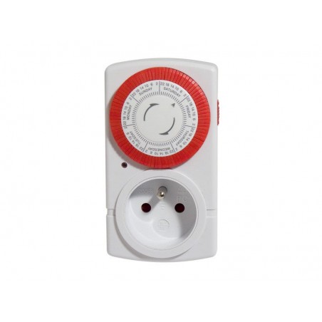 1 Prise programmateur hebdomadaire mécanique