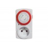 1 Prise programmateur hebdomadaire mécanique