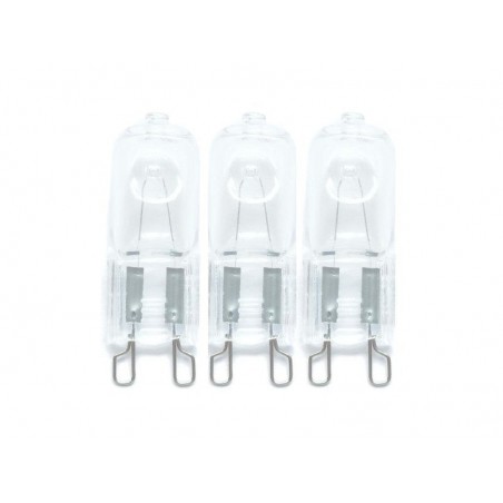 Lot de 3 ampoules halogène capsule G9 920Lm : 57W LEXMAN