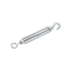 Tendeur crochet - oeil acier zinguéStanders Diam.6 X L.16 X L.8 Mm