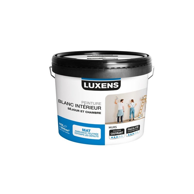 Peinture Mur Luxens Rafraichir Blanc Mat