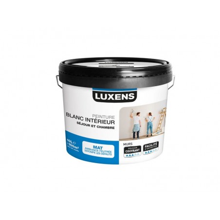 Peinture Mur Luxens Rafraichir Blanc Mat