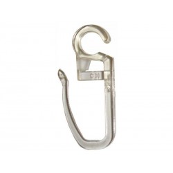 Agrafes de tringle à rideau Design 20 Mm en plastique transparent