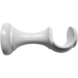 Support Tringle à Rideau 28 Mm Blanc Satiné Inspire