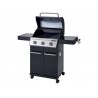 Barbecue à gaz 3 bruleurs - 142 x 55 x 114 cm - Kenton noir