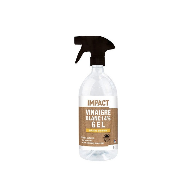 Vinaigre Blanc Ménager En Gel Multisurface Impact 14àÂ° 1 L -  - meilleure qualité
