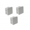 Lot de 3 Boîtes de dérivation étanche en saille DEBFLEX 5 entrées