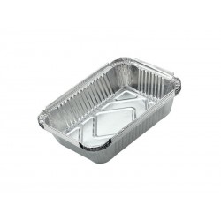 Lot de 5 barquettes en aluminium NATERIAL pour barbecue L.16 x l.6 x H.22.5 cm